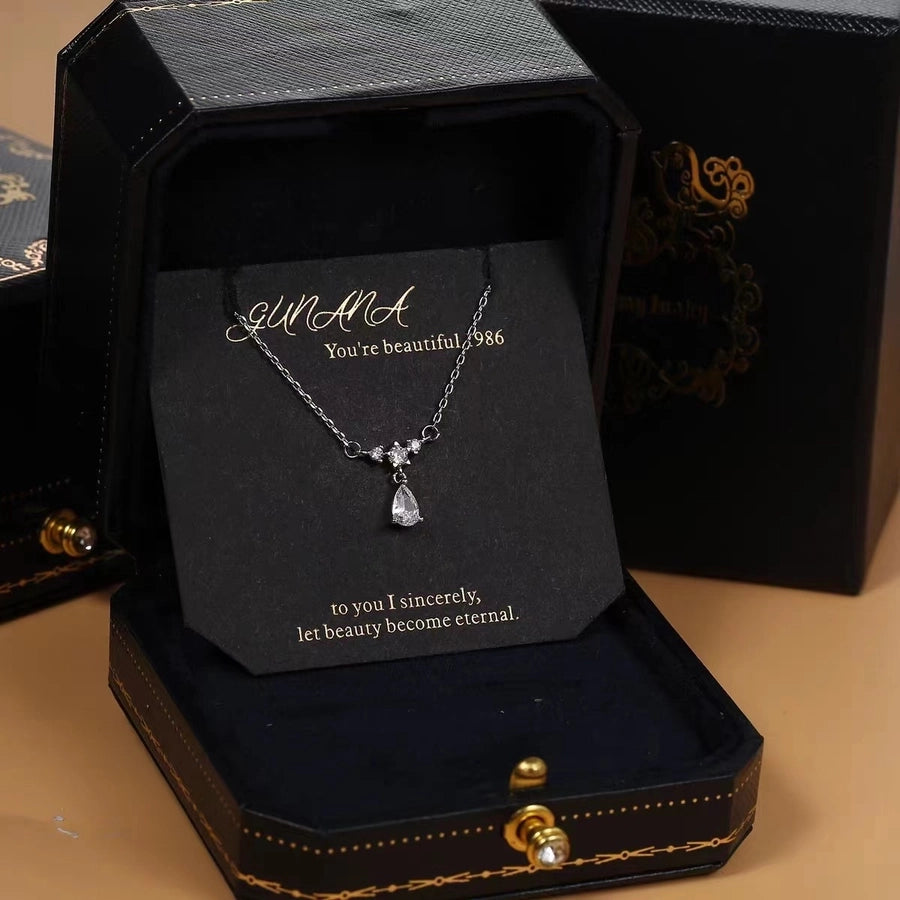 Water Droplets Pendant Necklace