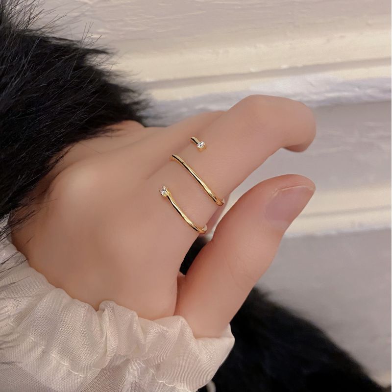 Open Spring Shape Ring