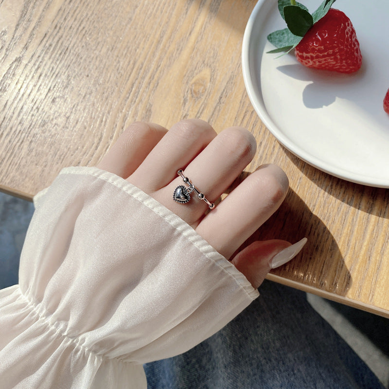 Heart Shape Open Knot Ring
