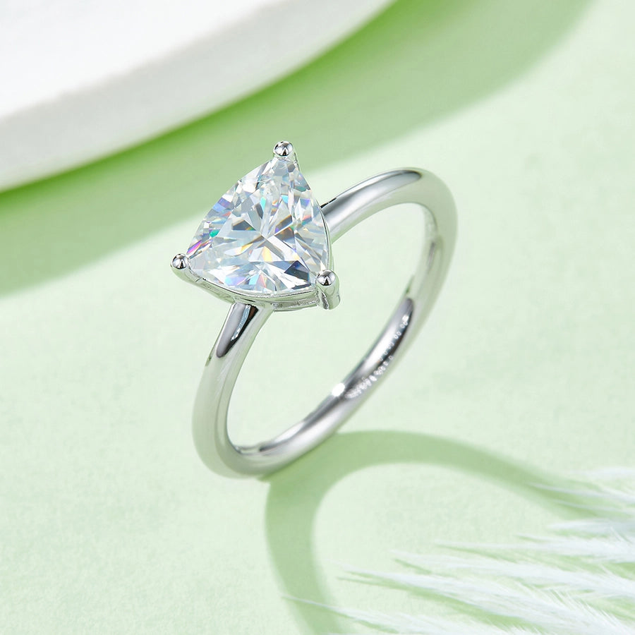 Triangle Silver Ring