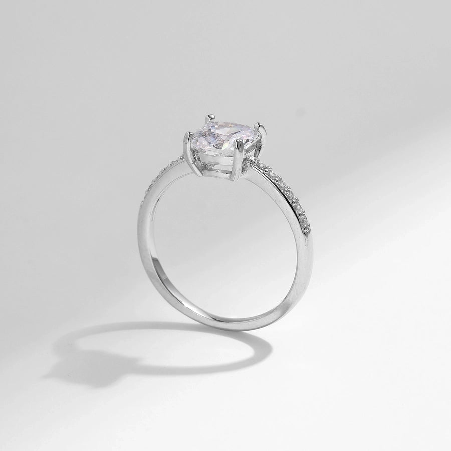 Square Silver Ring