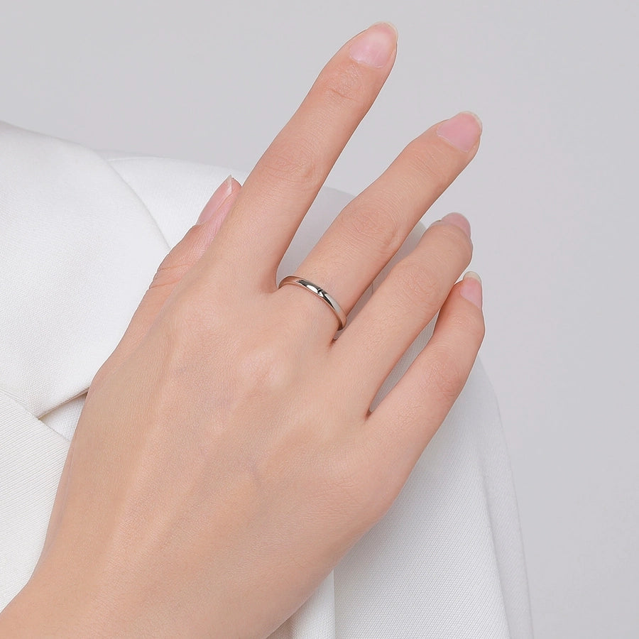 Star Moon Couple Open Ring
