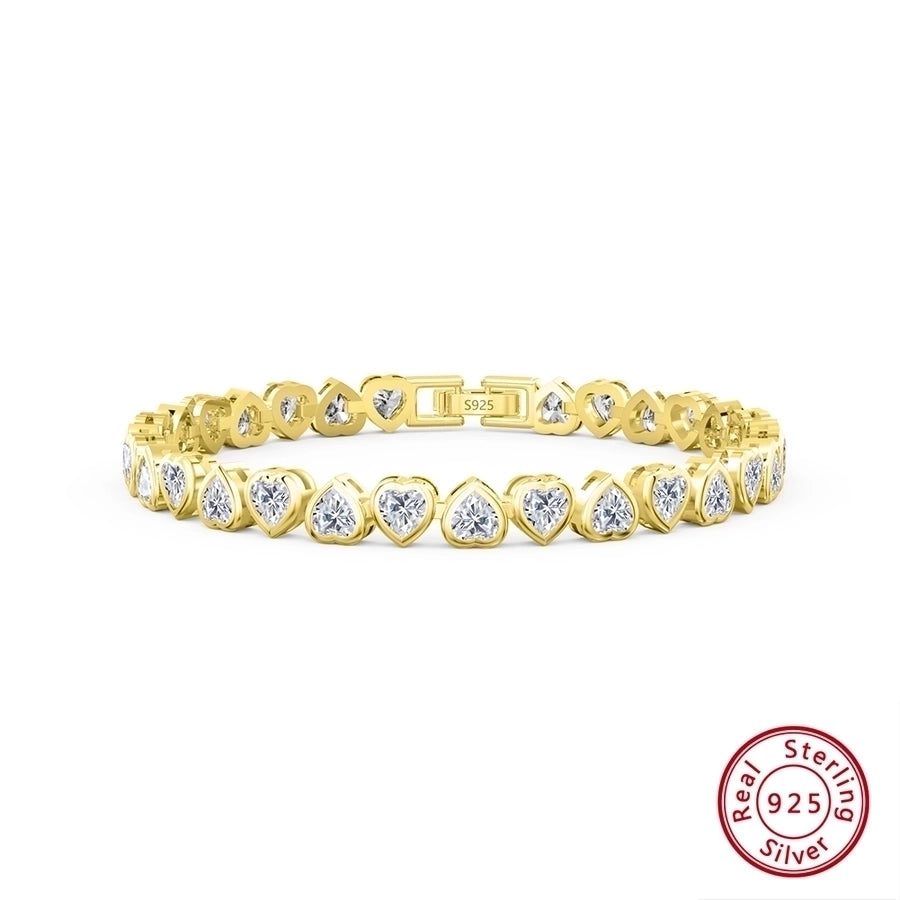 Heart Shape Silver Bracelet