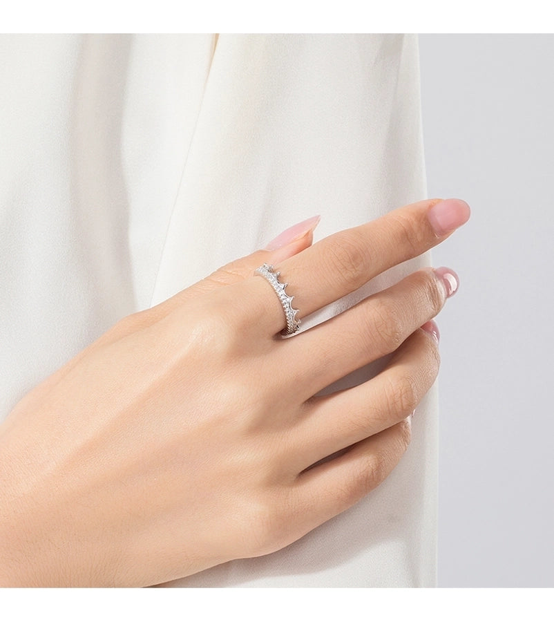 Zircon Crown Ring