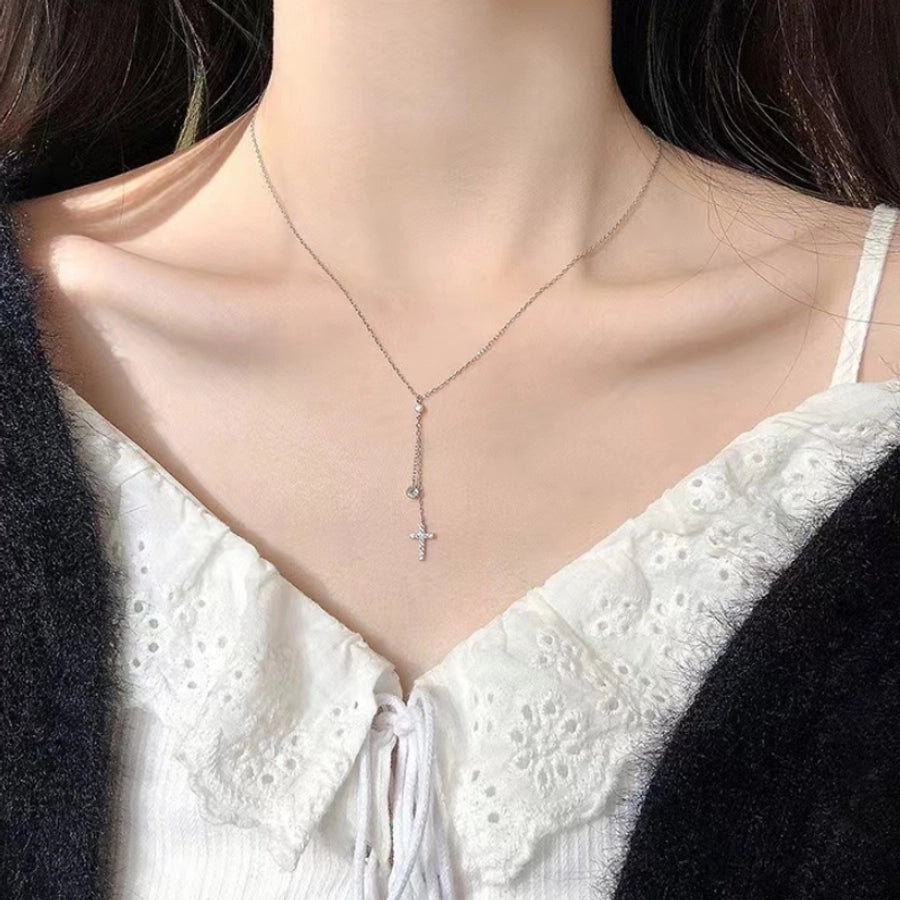 Cross Silver Pendant Necklace