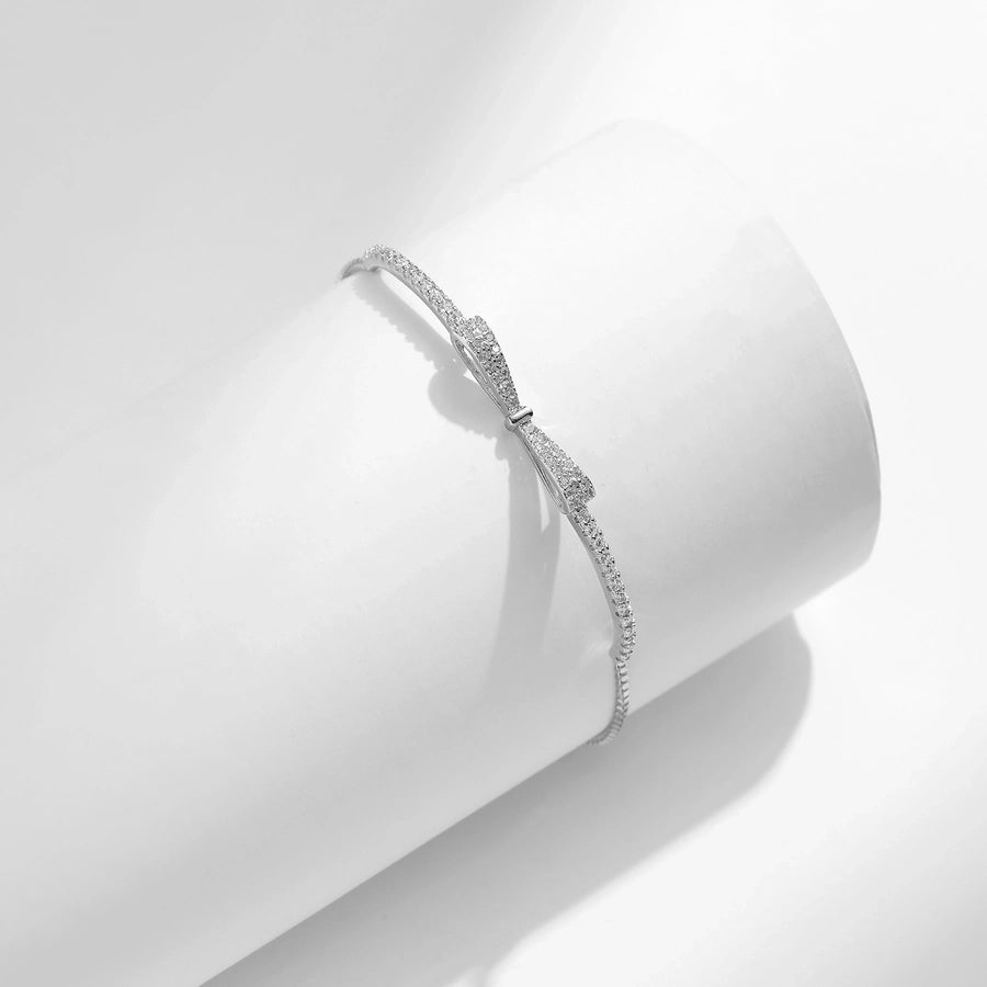 Bow Knot Silver Bracelet