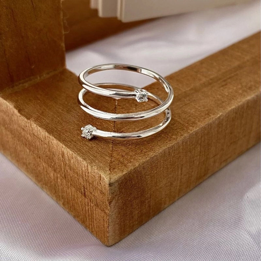 Open Spring Shape Ring