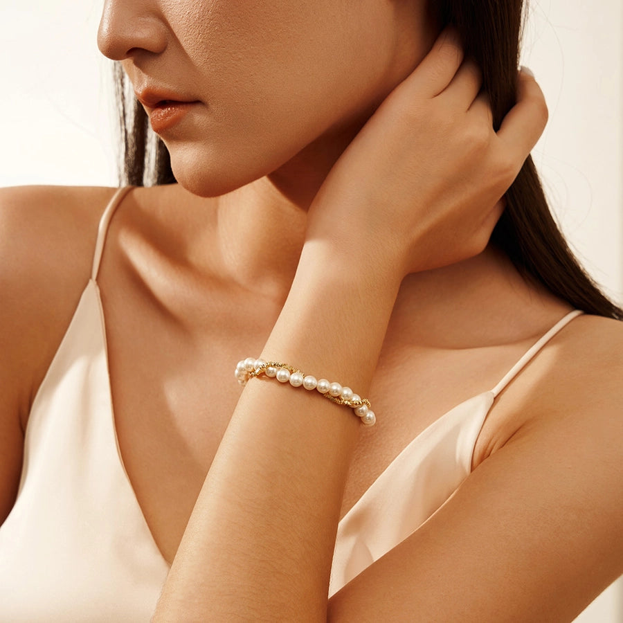 Pearl Silver Bracelets