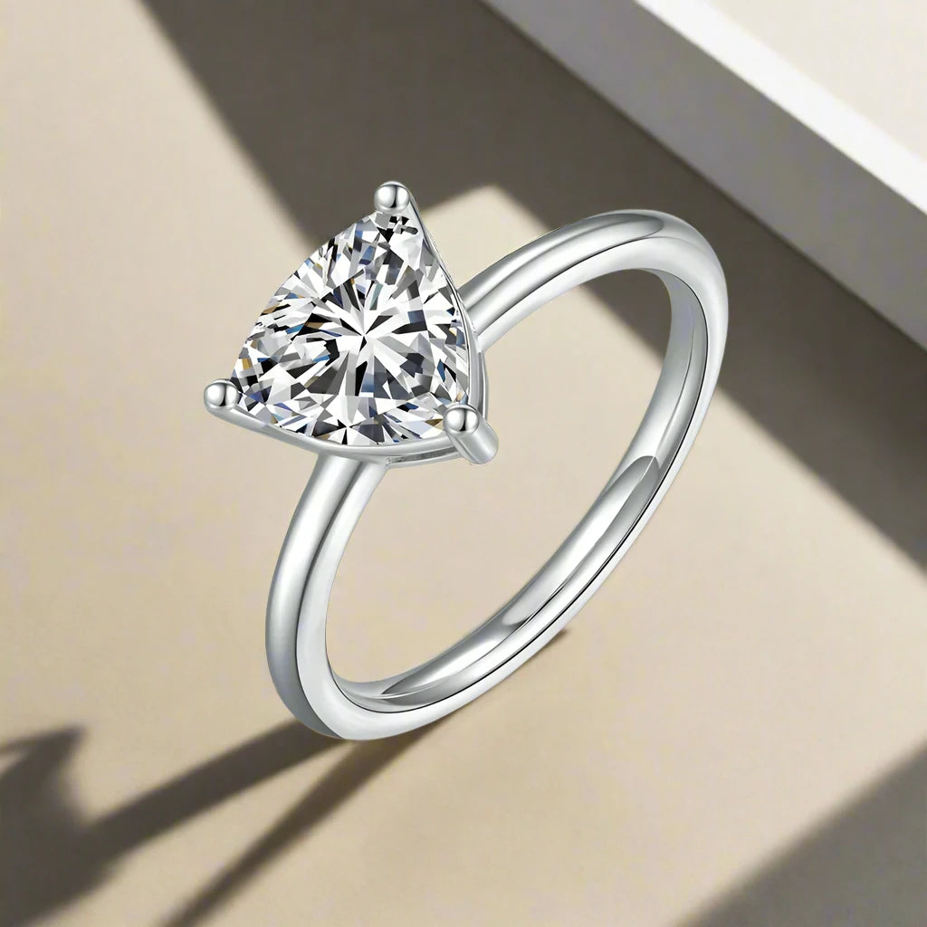 Triangle Silver Ring