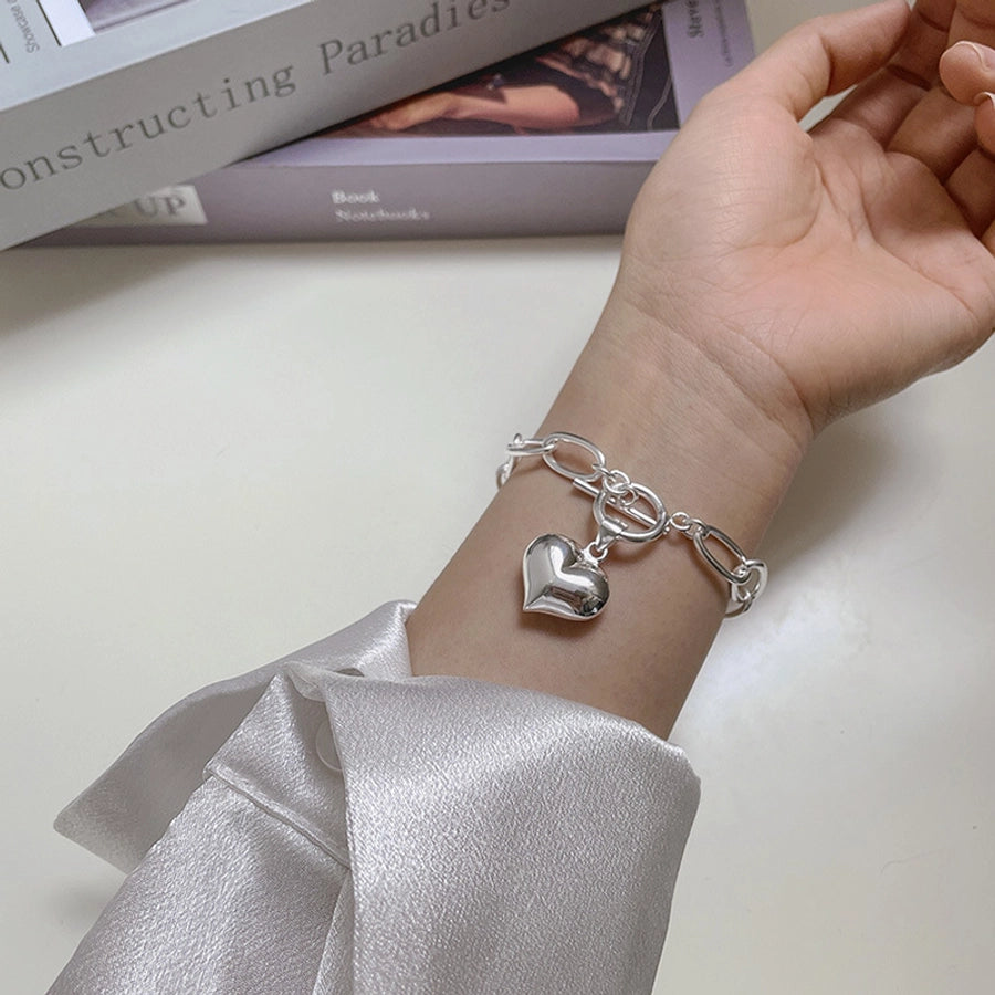 Heart Shape Chain Bracelets