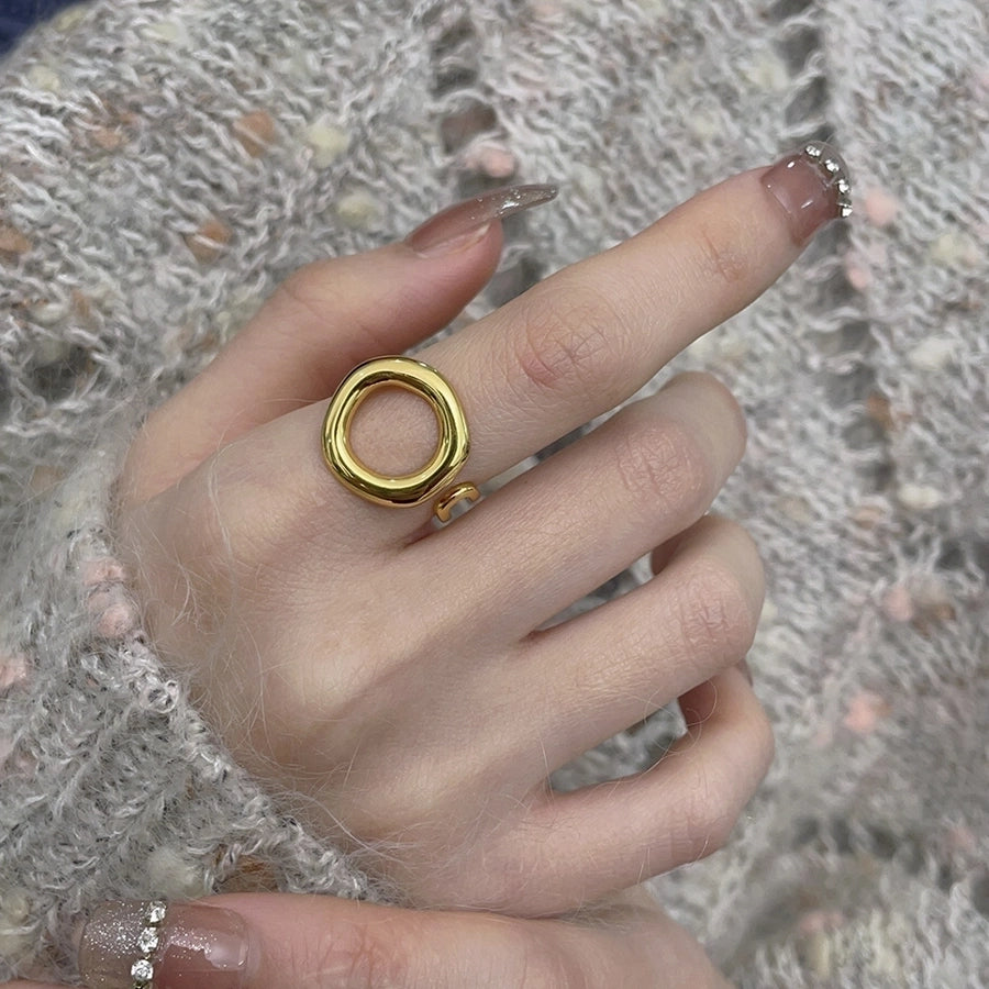 Hollow Out Open Ring