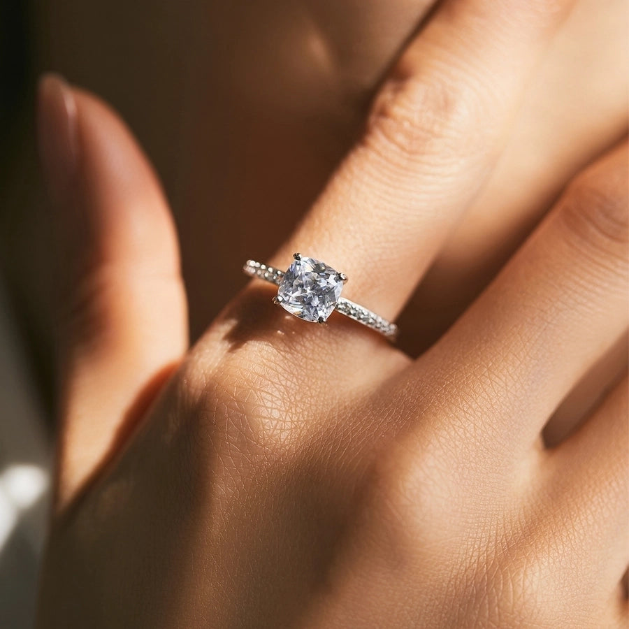Square Silver Ring