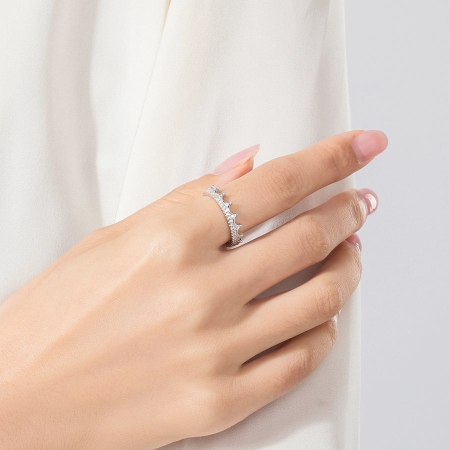 Zircon Crown Ring