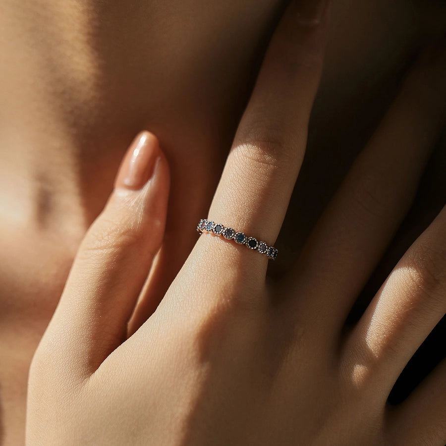 Retro Circle Open Ring