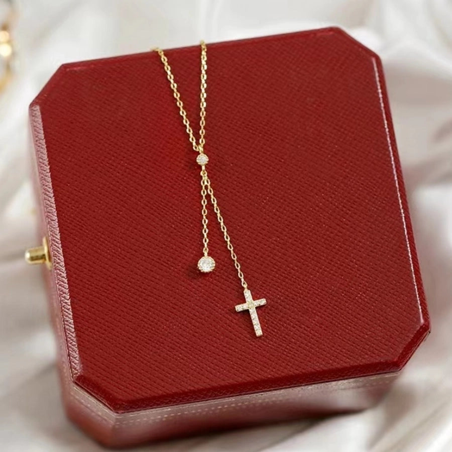 Cross Silver Pendant Necklace