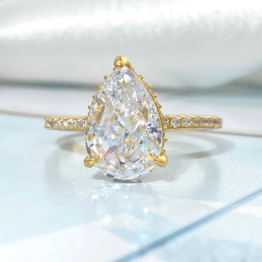 Water Drop Shape Ring
