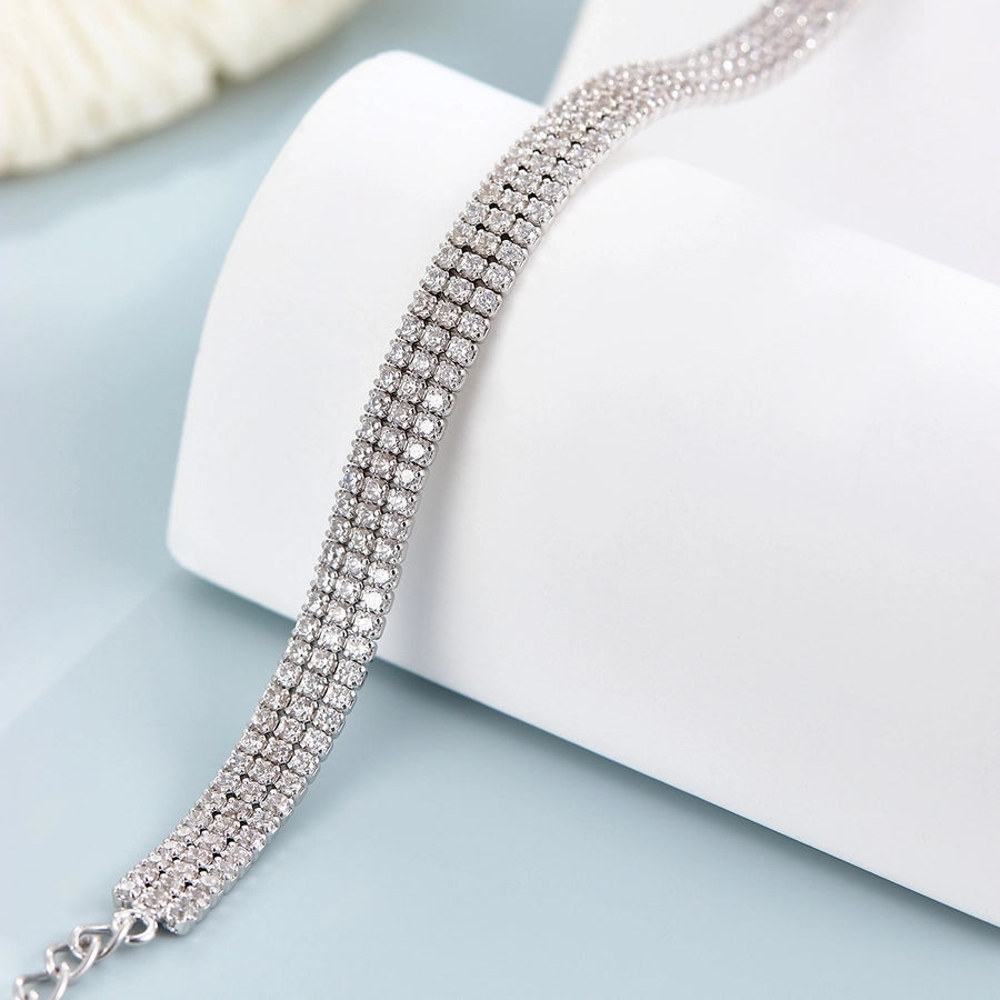 Box Chain Silver Bracelet