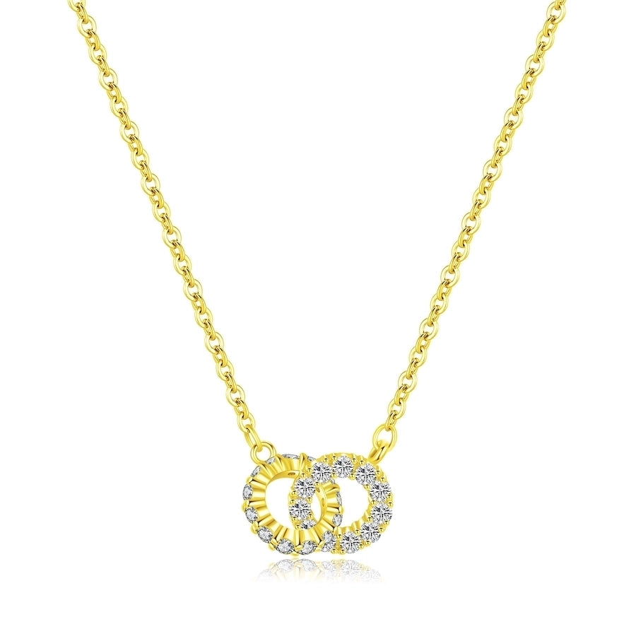 Cable Chain Zircon Pendant