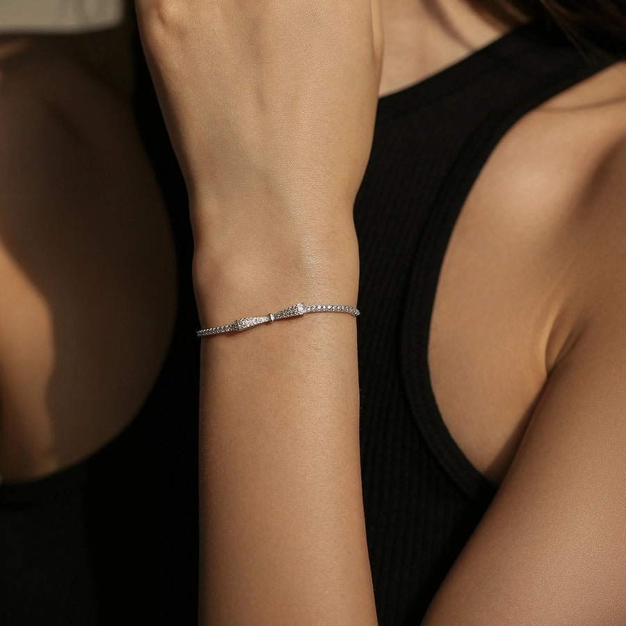 Bow Knot Silver Bracelet